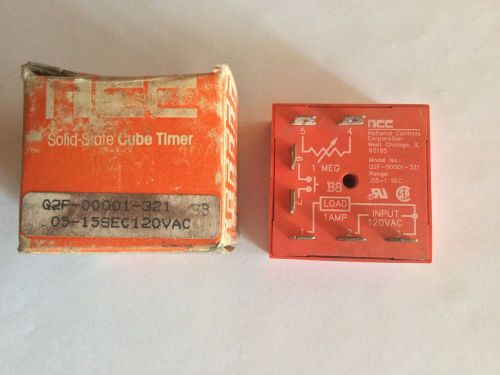 Ncc -solid state cube timer - q2f-00001-321-vac120 for sale