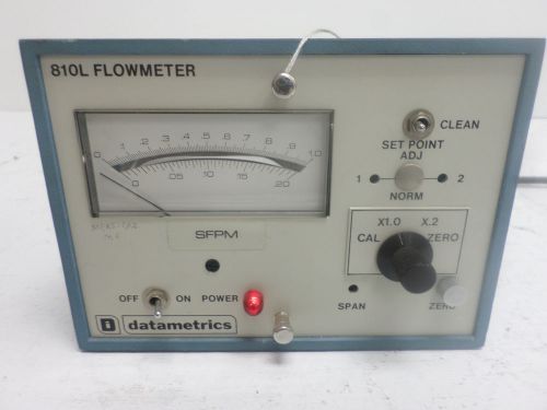 Datametrics 810lv-aax flowmeter 6000-fpm for sale