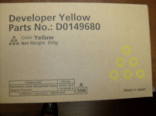 Ricoh Yellow Developer DO149680