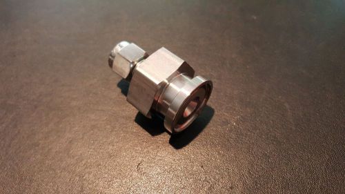 1/4&#034; tube to 1/2&#034; sanitary flange swagelok adapter, tube to tri-clamp adapter for sale