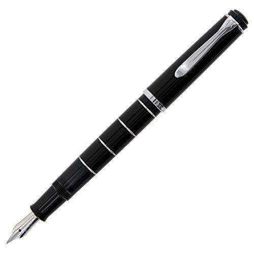 Pelikan PELIKAN Lacquer Fountain Pen, Black, Medium Nib 948281 (948281)