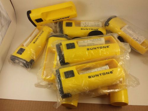 NEW Yellow Plastic Flashlight Lot 9 Count Suntone Safety