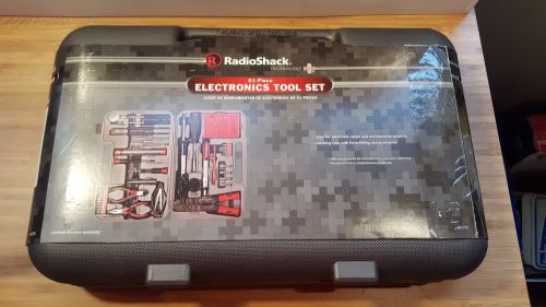 Nib radioshack 61-pc electronics tool kit item # 6400078 electronics repair for sale