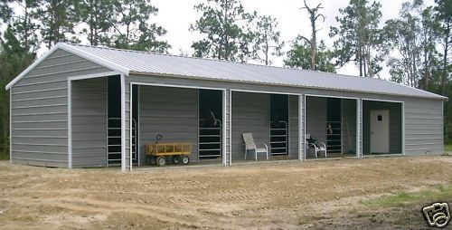 20x60 4-stall horse stable and tack room!  free installation nation-wide!! for sale