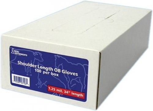 Shoulder Length Diposable Ob Glove,100 PER BOX