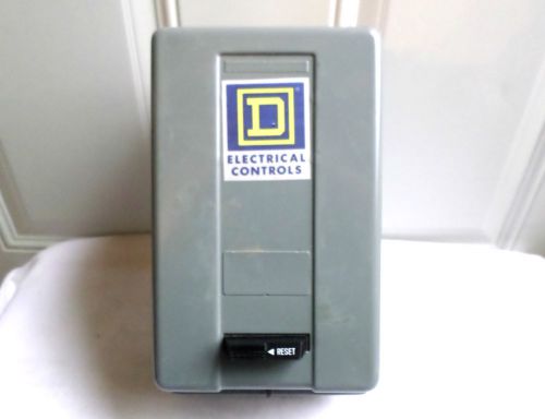 Square D AC Magnetic Contractor Starter Breaker Electrical Enclosure Box!