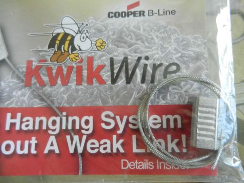 Kwik wire cooper b-line the hanging system without a weak link for sale