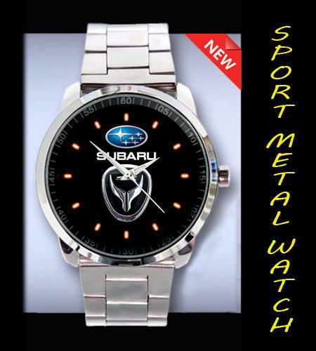 SUBARU ALCYONE SVX Luxury Vehicle Logo On Sport Metal Watch