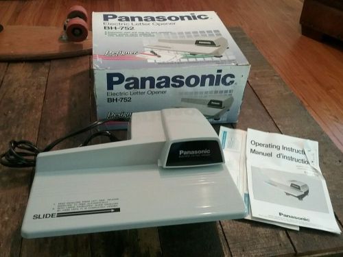 Minty Panasonic BH752 Compact Automatic Electric Letter Opener, Gray Mail