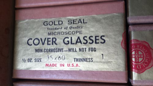 antique microscope slide cover-glass