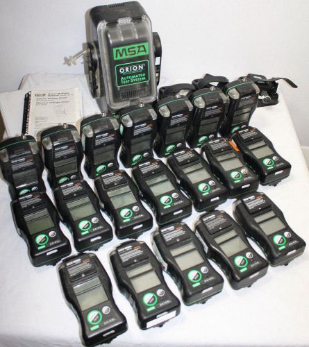 MSA Orion 10062274 Test System Portable Handheld Multi-Gas Detector Tester Lot