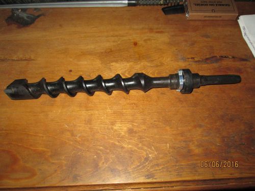 TORNA HAMMER DRILL 11/4 INCH, 8 INCH LONG BITT MADE IN WEST GERMANY NEW.