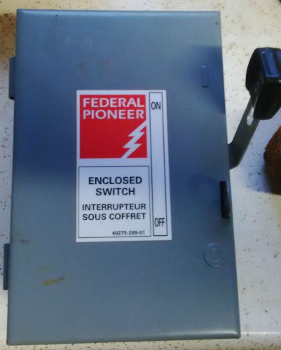 Federal Pioneer Fused On/Off Power Control Box 40275-269-01
