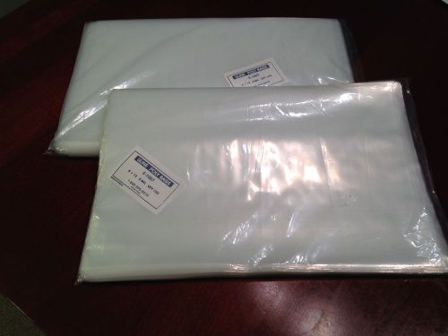 200 Uline Poly Bags 8&#034;x12&#034; 2 Mil (Item #S-1007) New in Sealed Packages