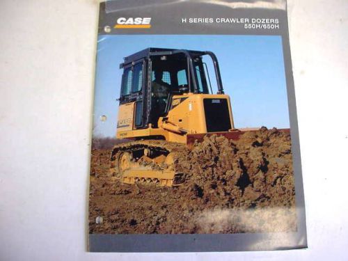 Case  550H &amp; 650H Crawler Dozer Color Brochure