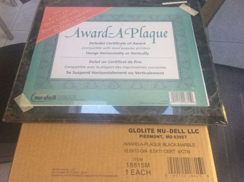 Award-A-Plaque Black Marble 8.5&#034;x11&#034; Item 18815M