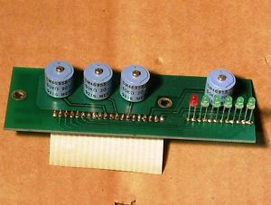 PC Board Mounted With 4 pcs Clarostat CM46955 50K Ohm Trimmer Potentiometer