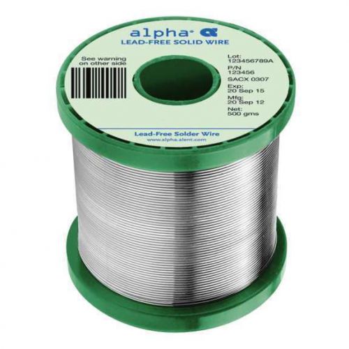 Alpha no-clean telecore plus solder wire, 1lb 0.062&#034; dia., p2, sn96.5 140011new for sale