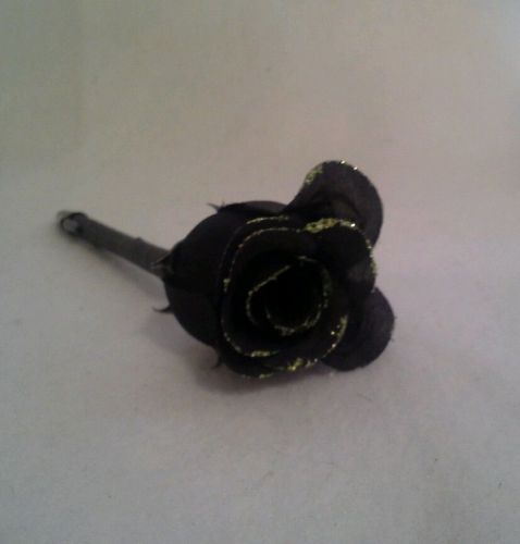 Flower Pen--Black Rose--NEW--Black Ink--NEW