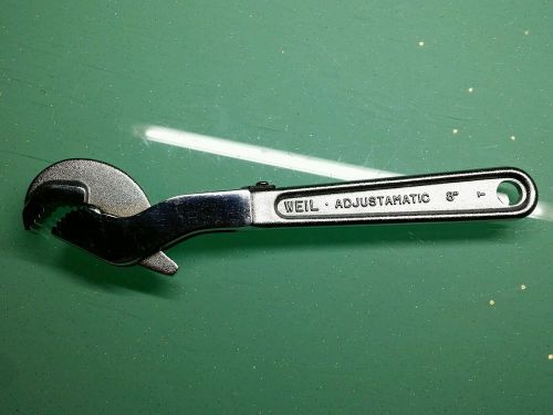 Vintage WEIL 8 inch Adjustamatic Wrench Made in Japan