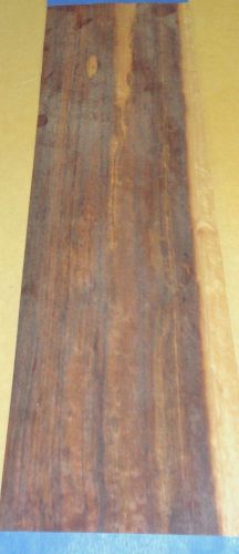 Goncalo Alves (Tigerwood) wood veneer 6&#034; x 21&#034; raw no backing 1/42&#034; thickness