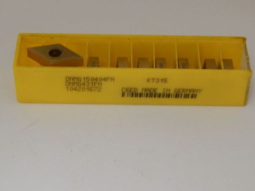 Kennametal Carbide Inserts - DNMG150404FN KT315 8 PCS
