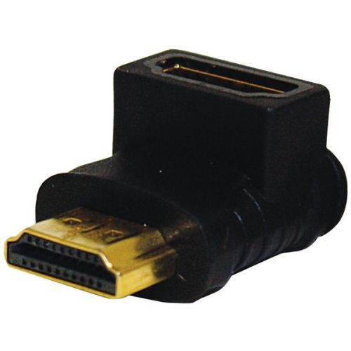 Steren 528-001 hdmi jack to right-angle plug multimedia adapter for sale