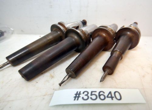 1 lot of 4 parlec bt40 heat shrink tool holders 1/4 inch (inv.35640) for sale