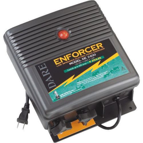 Dare 110-Volt Plug In Electric Fence Energizer 6-Joules Controls Up To 600 Acres