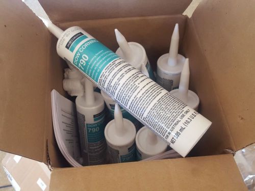 Dow Corning 790 Silicone Building Sealant - WHITE- 10 Cartridges