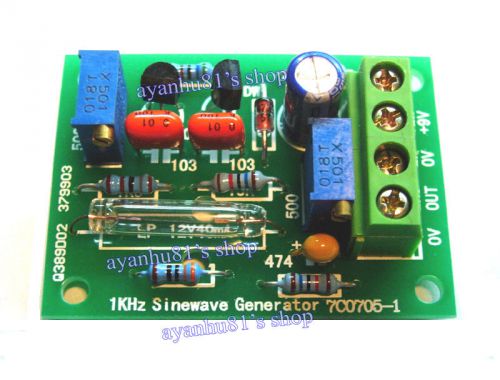 Sine wave audio signal generator pre-amplifier / audio signal source tester kits for sale