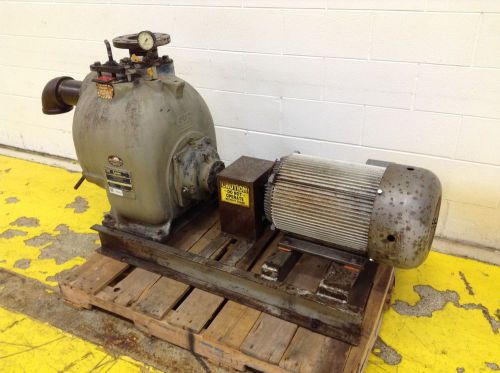 Gorman rupp self priming centrifugal pump t4ab-b used #74847 for sale