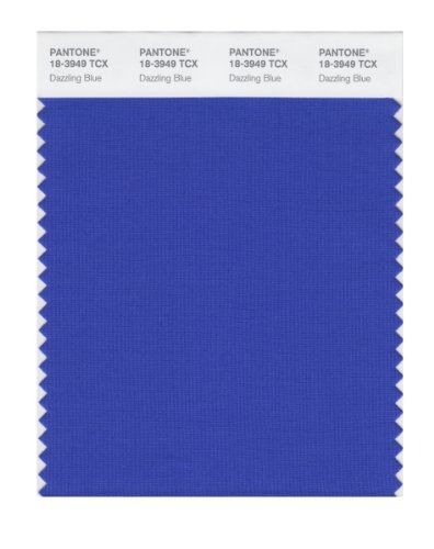 Pantone PANTONE SMART 18-3949X Color Swatch Card, Dazzling Blue