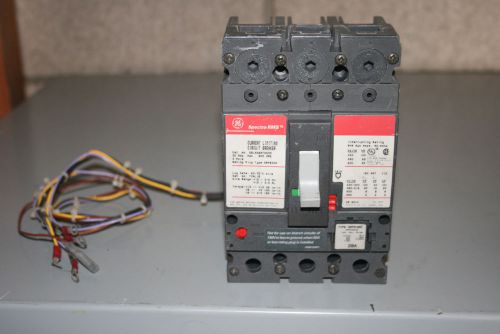 G.E. SEL36AT030 Circuit Breaker  with 120v.Shunt and Bell Alarm