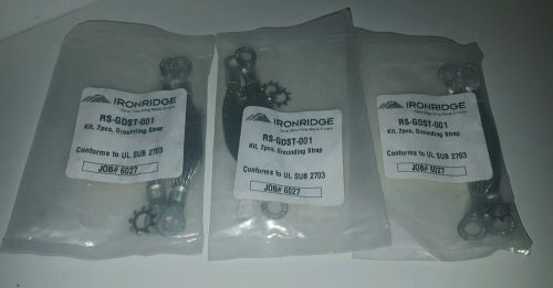 RS-GDST-001 2 piece grounding kits by IRONRIDGE set of three