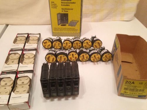 Square d 20a circuit breakers for sale