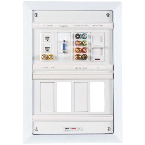 Pro wire mp-8 in-wall media panel and labeling system 261-280 for sale