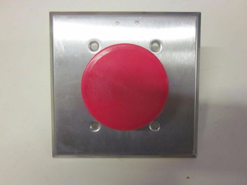 Red Push Button Sq D class type 9001 KA-1 series H - Tested &amp; working