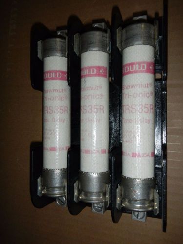Fuse block with 3, 35 amp fuses