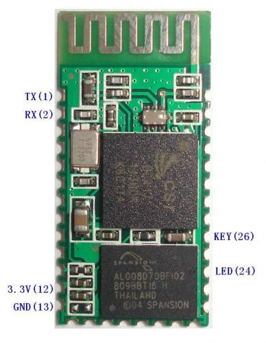 Hc-06 30ft wireless bluetooth rf transceiver module serial rs232 ttl for sale