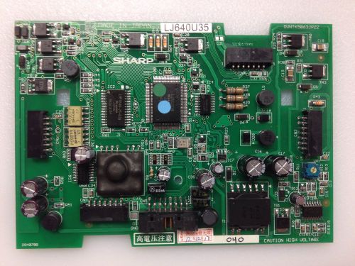 Working Sharp LJ640U35 Control Board DUNTK5063JPZZ