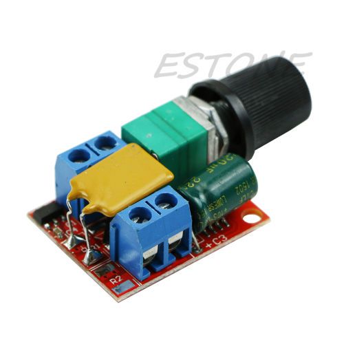 Ultra-small dc 3v 6v 12v 24v 35v pwm mini motor speed controller switch 5a new for sale