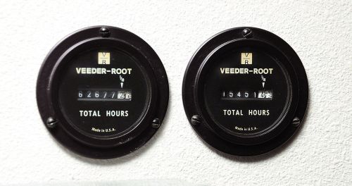 Veeder-root 2&#034; elapsed time hour meter # j-7 779526-202 220v 230v 240v 60hz for sale