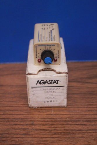 Agastat timer relay 120v/1-30s model: starx012xsacxa for sale