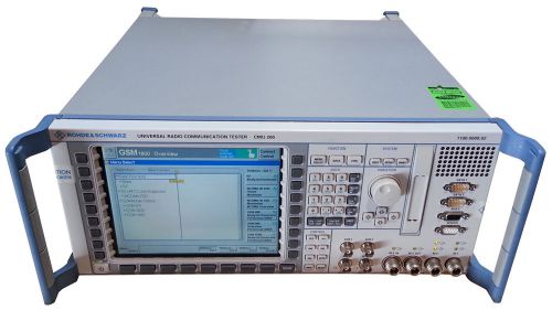 Rohde &amp; schwarz r&amp;s cmu200 universal radio communication tester gsm gprs wcdma for sale