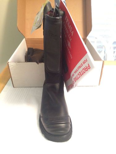 Warrington Pro Leather Scructural Firefighting Boots Mens Size 6  Width D