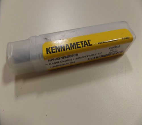 Kennametal HPHV375S4088CH KCPM15 EDP #4047756 Harvi End Mill