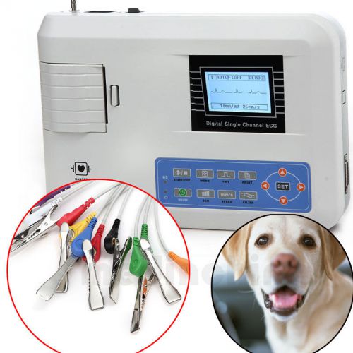 Ce ecg-100g veterinary vet single channel ecg/ekg machine ecg electrocardiograph for sale