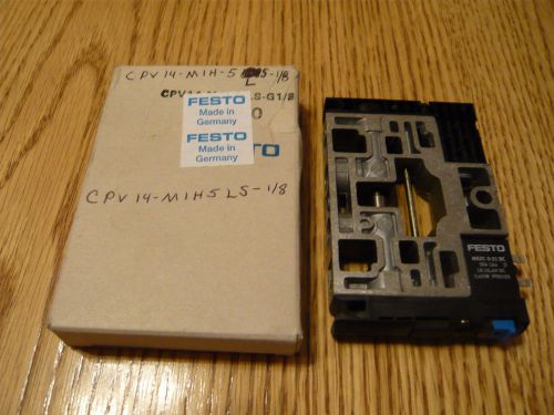 Festo CPV14-M1H-5LS-1/8 Solenoid Valve MS2C-3-21DC