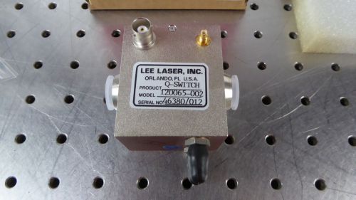 Z128245 Lee Laser Acousto-Optic 27.12 Mhz Q-switch Model 120065-002 - New Spare